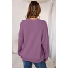 image:imageArachampCloz Womens Wool Blend Oversized Crewneck Fall Casual Sweater  Long Sleeve Antipilling WrinkleResistant Business Casual Work Top Teacher Outfits Fashion 2026Purple