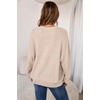 image:imageArachampCloz Womens Wool Blend Oversized Crewneck Fall Casual Sweater  Long Sleeve Antipilling WrinkleResistant Business Casual Work Top Teacher Outfits Fashion 2026Apricot