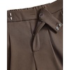 image:imageArachampCloz Womens Linen Blend Wide Leg Business Casual Dressy Shorts  Linen Blend pleated Detail FoldOver Hem High Waisted Dressy Shorts Teacher Business Casual Work Outfits Summer 2026Coffee