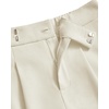 image:imageArachampCloz Womens Linen Blend Wide Leg Business Casual Dressy Shorts  Linen Blend pleated Detail FoldOver Hem High Waisted Dressy Shorts Teacher Business Casual Work Outfits Summer 2026White