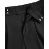 image:imageArachampCloz Womens Linen Blend Wide Leg Business Casual Dressy Shorts  Linen Blend pleated Detail FoldOver Hem High Waisted Dressy Shorts Teacher Business Casual Work Outfits Summer 2026Black