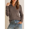 image:imageArachampCloz Womens Wool Blend Collared Polo Shirts Business Casual Sweater  Polo Shirts Women Stretchy amp Lightweight Cashmere Regular Fit Teacher Outfits Business Casual Tops Capsule WardrobeCoffee