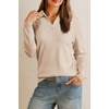 image:imageArachampCloz Womens Wool Blend Collared Polo Shirts Business Casual Sweater  Polo Shirts Women Stretchy amp Lightweight Cashmere Regular Fit Teacher Outfits Business Casual Tops Capsule WardrobeApricot