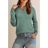 image:imageArachampCloz Womens Wool Blend Collared Polo Shirts Business Casual Sweater  Polo Shirts Women Stretchy amp Lightweight Cashmere Regular Fit Teacher Outfits Business Casual Tops Capsule WardrobeSage Green