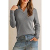 image:imageArachampCloz Womens Wool Blend Collared Polo Shirts Business Casual Sweater  Polo Shirts Women Stretchy amp Lightweight Cashmere Regular Fit Teacher Outfits Business Casual Tops Capsule WardrobeDark Gray