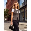image:imageArachampCloz Womens Wool Blend Non See Through Button Down Casual Tank Tops  Sleeveless Top Crew Neck Fall Outfits Work to Weekend BreathableampSoft LightweightampFlattering ComfortableampStylishCoffee