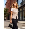 image:imageArachampCloz Womens Wool Blend Non See Through Button Down Casual Tank Tops  Sleeveless Top Crew Neck Fall Outfits Work to Weekend BreathableampSoft LightweightampFlattering ComfortableampStylishApricot