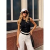 image:imageArachampCloz Womens Wool Blend Non See Through Button Down Casual Tank Tops  Sleeveless Top Crew Neck Fall Outfits Work to Weekend BreathableampSoft LightweightampFlattering ComfortableampStylishBlack