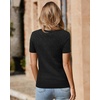 image:imageArachampCloz Womens Wool Blend Short Sleeve Summer Business Casual Sweater  LightweightampSoft Fabric Breathable Top VNeck Regular Fit Office Wear Teacher Outfits Fall Capsule Wardrobe 2026Cableblack02
