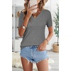 image:imageArachampCloz Womens Wool Blend Short Sleeve Summer Business Casual Sweater  LightweightampSoft Fabric Breathable Top VNeck Regular Fit Office Wear Teacher Outfits Fall Capsule Wardrobe 2026Grey