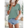 image:imageArachampCloz Womens Wool Blend Short Sleeve Summer Business Casual Sweater  LightweightampSoft Fabric Breathable Top VNeck Regular Fit Office Wear Teacher Outfits Fall Capsule Wardrobe 2026Grey Green