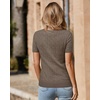 image:imageArachampCloz Womens Wool Blend Short Sleeve Summer Business Casual Sweater  LightweightampSoft Fabric Breathable Top VNeck Regular Fit Office Wear Teacher Outfits Fall Capsule Wardrobe 2026Cablecoffee