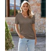 image:imageArachampCloz Womens Wool Blend Short Sleeve Summer Business Casual Sweater  LightweightampSoft Fabric Breathable Top VNeck Regular Fit Office Wear Teacher Outfits Fall Capsule Wardrobe 2026Cablecoffee