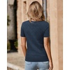 image:imageArachampCloz Womens Wool Blend Short Sleeve Summer Business Casual Sweater  LightweightampSoft Fabric Breathable Top VNeck Regular Fit Office Wear Teacher Outfits Fall Capsule Wardrobe 2026Cabledusty Blue