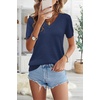 image:imageArachampCloz Womens Wool Blend Short Sleeve Summer Business Casual Sweater  LightweightampSoft Fabric Breathable Top VNeck Regular Fit Office Wear Teacher Outfits Fall Capsule Wardrobe 2026Dark Blue
