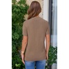 image:imageArachampCloz Womens Wool Blend Short Sleeve Sweater Business Casual Tops  Versatile Soft PillResistant Fall LayeringAcamel02