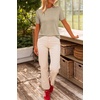 image:imageArachampCloz Womens Wool Blend Short Sleeve Sweater Business Casual Tops  Versatile Soft PillResistant Fall LayeringApricot02