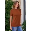 image:imageArachampCloz Womens Wool Blend Short Sleeve Sweater Business Casual Tops  Versatile Soft PillResistant Fall LayeringCaramel